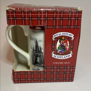 ⭐️NWT ROYAL STEWART Scotland Ceramic Collectible Mug | Tartan Travel History